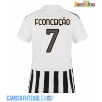 Camisa de time de futebol Juventus Francisco Conceicao #7 Replicas 1º Equipamento Feminina 2026-27 Manga Curta